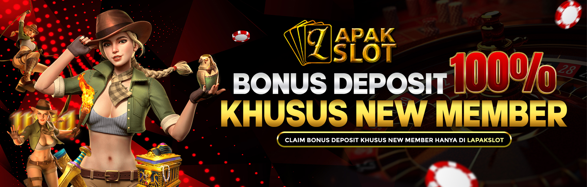BONUS DEPOSIT MEMBER BARU 100%